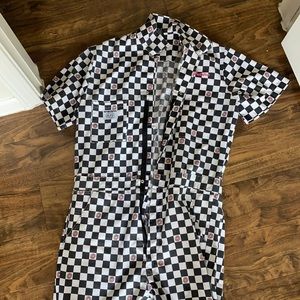 Odd Future Checkered Black & White Coverall